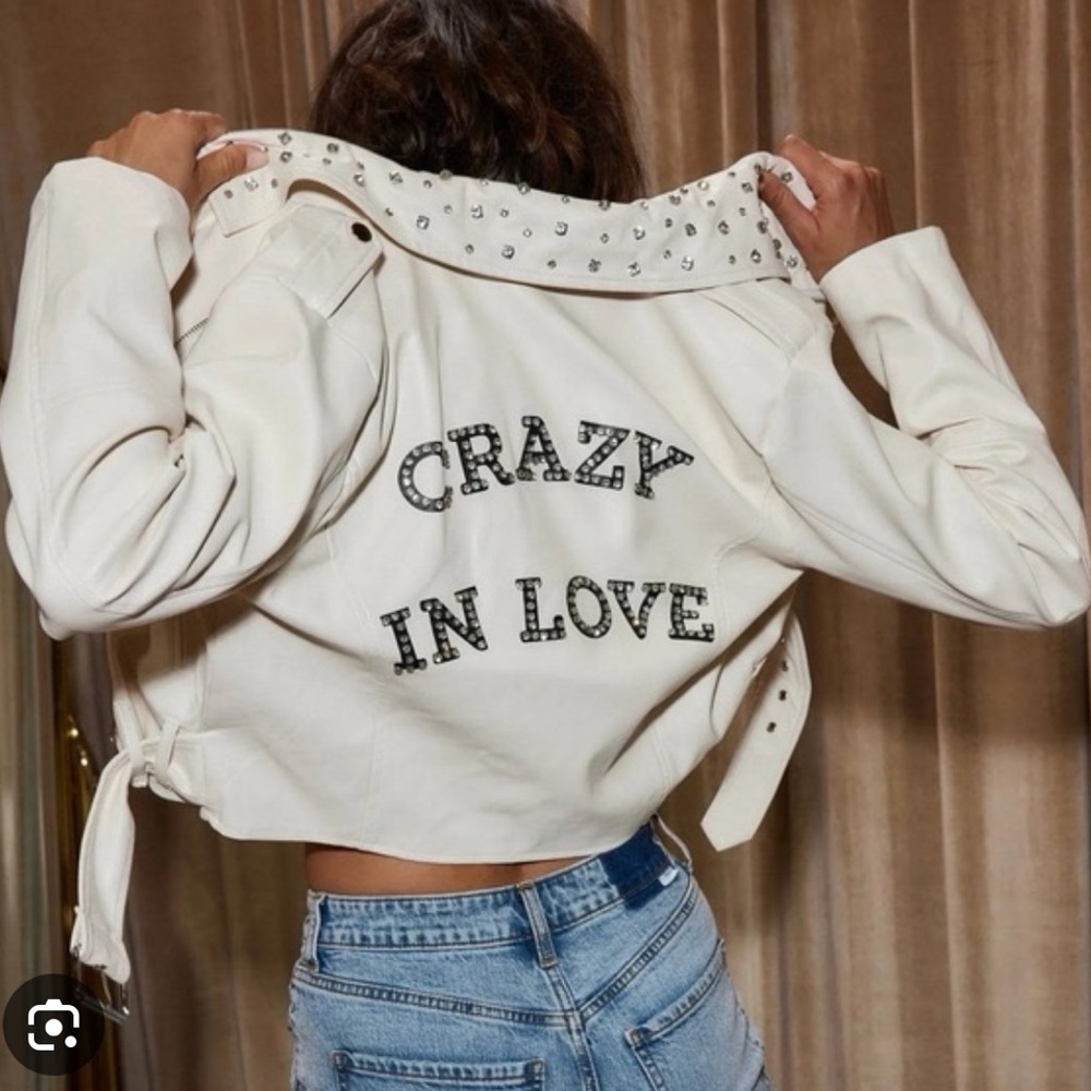 12th Tribe White Studded Jacket (Bride)